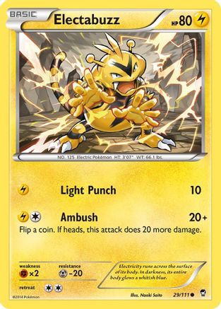 Electabuzz 29/111 - Furious Fists Reverse Holofoil