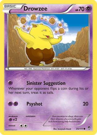 Drowzee 35/111 - XY  Furious Fists