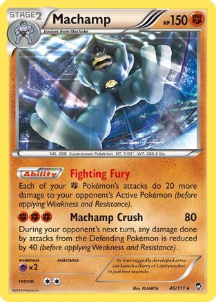 Machamp 46/111 - Furious Fists Holofoil