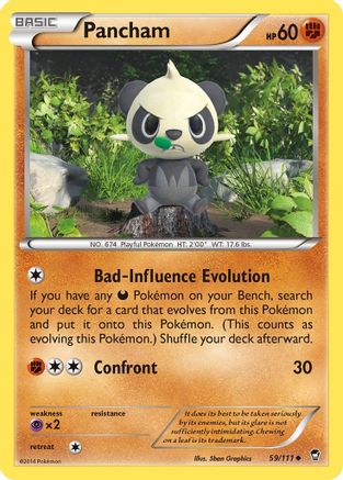 Pancham (59) 59/111 - XY  Furious Fists