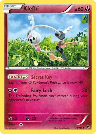 Klefki 73/111 - Furious Fists Reverse Holofoil