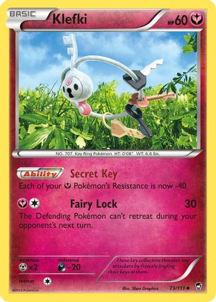 Klefki 73/111 - XY  Furious Fists Reverse Holofoil