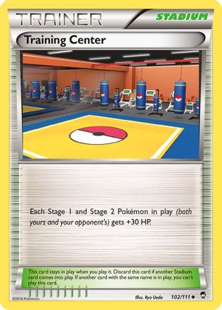 Training Center 102/111 - XY  Furious Fists