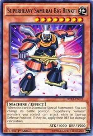 Superheavy Samurai Big Benkei (DUEA-EN013) - Duelist Alliance 1st Edition