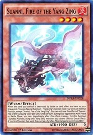 Suanni, Fire of the Yang Zing (DUEA-EN028) - Duelist Alliance 1st Edition