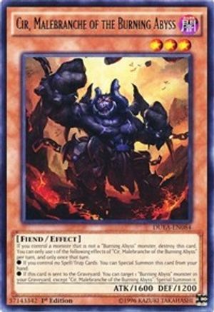 Cir, Malebranche of the Burning Abyss (DUEA-EN084) - Duelist Alliance Unlimited