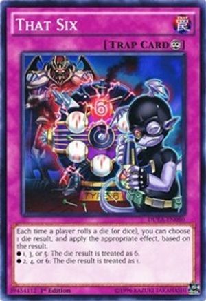 That Six (DUEA-EN080) - Duelist Alliance 1st Edition