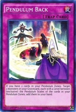 Pendulum Back (DUEA-EN078) - Duelist Alliance Unlimited