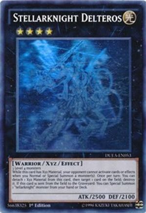 Stellarknight Delteros (Ghost Rare) (DUEA-EN053) - Duelist Alliance Unlimited