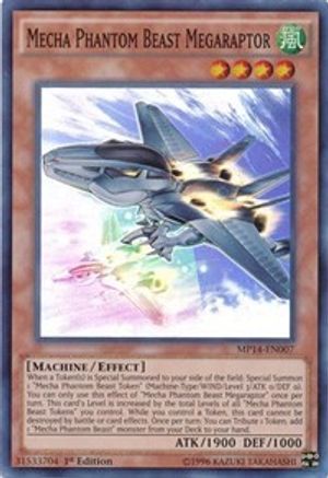 Mecha Phantom Beast Megaraptor (MP14-EN007) - 2014 Mega-Tins Mega Pack 1st Edition