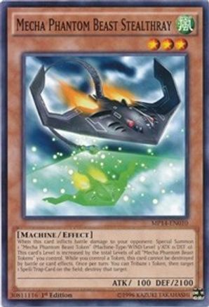 Mecha Phantom Beast Stealthray (MP14-EN010) - 2014 Mega-Tins Mega Pack 1st Edition