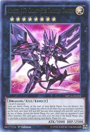 Number 107: Galaxy-Eyes Tachyon Dragon (MP14-EN024) - 2014 Mega-Tins Mega Pack 1st Edition