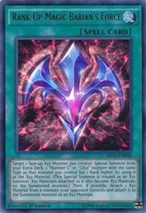 Rank-Up-Magic Barian's Force (MP14-EN036) - 2014 Mega-Tins Mega Pack 1st Edition