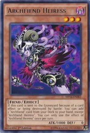 Archfiend Heiress (MP14-EN082) - 2014 Mega-Tins Mega Pack Unlimited
