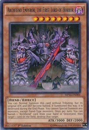Archfiend Emperor, the First Lord of Horror (MP14-EN084) - 2014 Mega-Tins Mega Pack 1st Edition