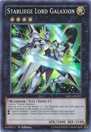 Starliege Lord Galaxion (MP14-EN097) - 2014 Mega-Tins Mega Pack 1st Edition