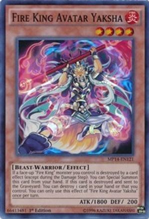 Fire King Avatar Yaksha (MP14-EN121) - 2014 Mega-Tins Mega Pack 1st Edition