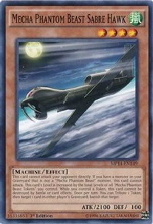 Mecha Phantom Beast Sabre Hawk (MP14-EN149) - 2014 Mega-Tins Mega Pack 1st Edition