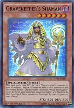 Gravekeeper's Shaman (MP14-EN214) - 2014 Mega-Tins Mega Pack 1st Edition