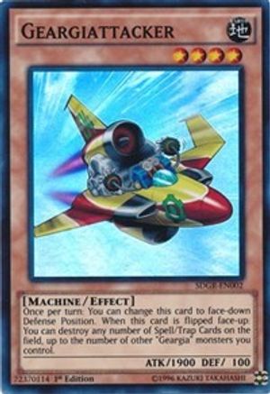 Geargiattacker (SDGR-EN002) - Structure Deck: Geargia Rampage 1st Edition