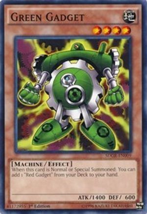 Green Gadget - SDGR-EN009 - Structure Deck: Geargia Rampage 1st Edition