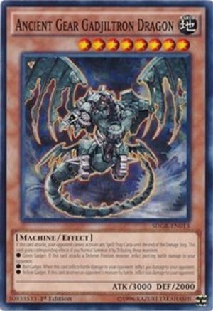 Ancient Gear Gadjiltron Dragon - SDGR-EN013 - Structure Deck: Geargia Rampage 1st Edition