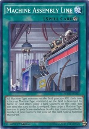 Machine Assembly Line (SDGR-EN023) - Structure Deck: Geargia Rampage 1st Edition