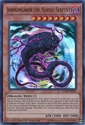 Jormungardr the Nordic Serpent (LC05-EN001) - Legendary Collection 5D's Limited