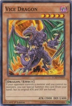 Vice Dragon (LC5D-EN059) - Legendary Collection 5D's 1st Edition