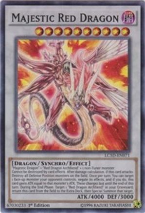 Majestic Red Dragon (LC5D-EN071) - Legendary Collection 5D's 1st Edition