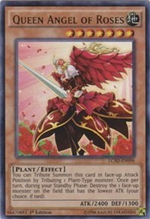 Queen Angel of Roses (LC5D-EN096) - Legendary Collection 5D's 1st Edition