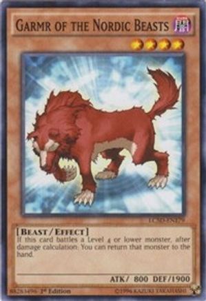 Garmr of the Nordic Beasts (LC5D-EN179) - Legendary Collection 5D's 1st Edition