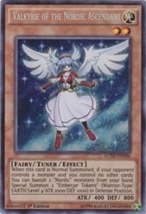 Valkyrie of the Nordic Ascendant (LC5D-EN184) - Legendary Collection 5D's 1st Edition