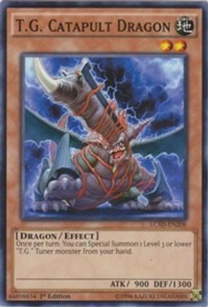 T.G. Catapult Dragon (LC5D-EN208) - Legendary Collection 5D's 1st Edition