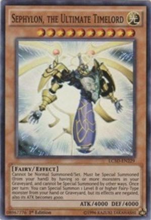 Sephylon, the Ultimate Timelord (LC5D-EN229) - Legendary Collection 5D's 1st Edition