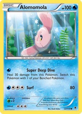 Alomomola - 22/119 - XY  Phantom Forces