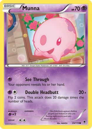 Munna 39/119 - XY  Phantom Forces