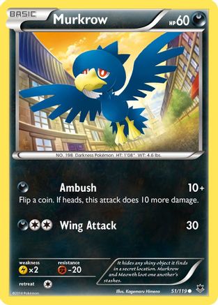 Murkrow 51/119 - XY  Phantom Forces