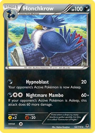 Honchkrow 52/119 - Phantom Forces Reverse Holofoil