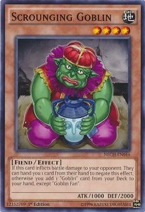 Scrounging Goblin (NECH-EN044) - The New Challengers 1st Edition