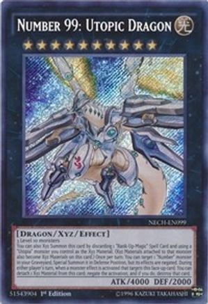 Number 99: Utopic Dragon (NECH-EN099) - The New Challengers 1st Edition