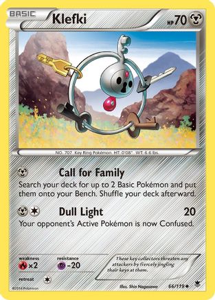 Klefki 66/119 - XY  Phantom Forces