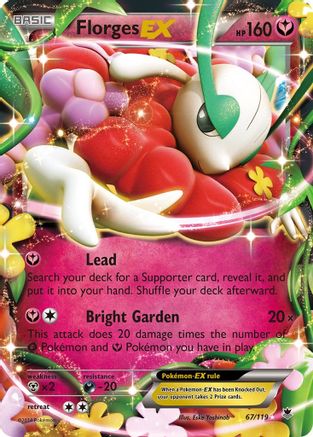 Florges EX 67/119 - XY  Phantom Forces Holofoil