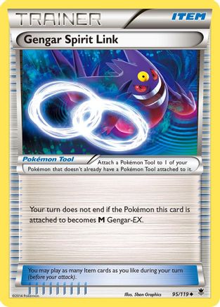 Gengar Spirit Link 95/119 - XY  Phantom Forces