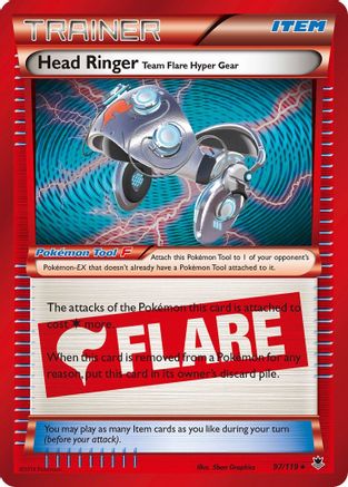 Head Ringer Team Flare Hyper Gear 97/119 - Phantom Forces Reverse Holofoil