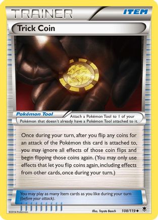 Trick Coin 108/119 - Phantom Forces Reverse Holofoil