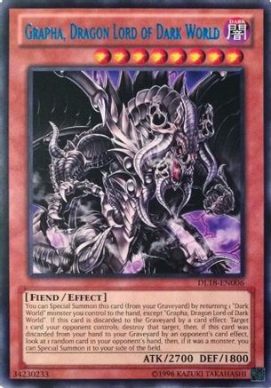 Grapha, Dragon Lord of Dark World (Blue) (DL18-EN006) - Duelist League Promo Unlimited