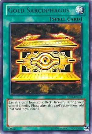 Gold Sarcophagus (Blue) (DL18-EN011) - Duelist League Promo Unlimited