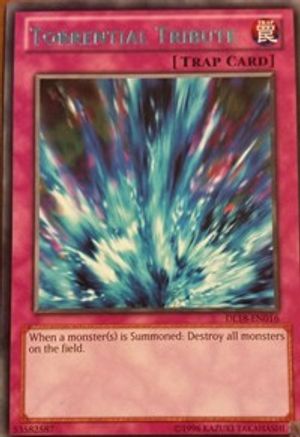 Torrential Tribute (Blue) (DL18-EN016) - Duelist League Promo Unlimited