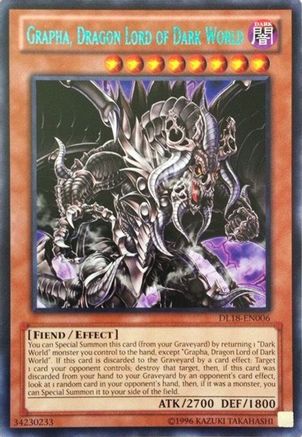 Grapha, Dragon Lord of Dark World (Green) (DL18-EN006) - Duelist League Promo Unlimited